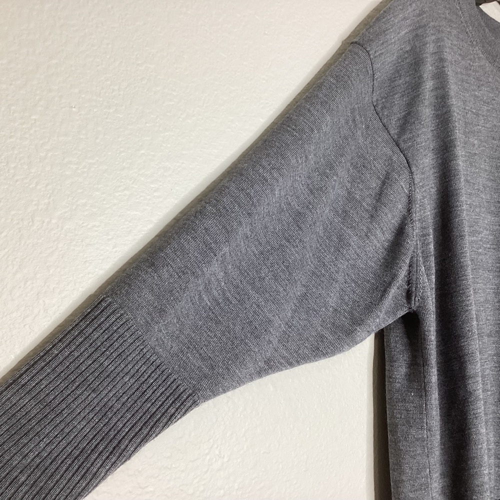 Grey Pullover Cotton Sweater Portugal L - Picture 3 of 6